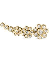 Sophie Bille Brahe - 18Ct Croissant Fleur Diamond Earring - Lyst