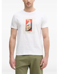 Trussardi - Graphic-Print T-Shirt - Lyst