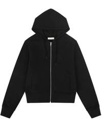 Entire studios - Slim Zip-Up Hooded Sweater - Lyst
