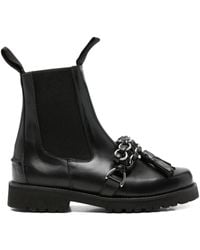 Toga - Chain-Tassel Chelsea Boots - Lyst