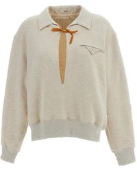 KHOKI - Skipper Trui Met Polokraag En Uitgesneden Details - Lyst