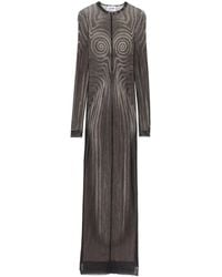 Jean Paul Gaultier - Mesh Long Dress - Lyst