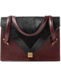 Versace - Severine Python-Effect Leather Shoulder Bag - Lyst