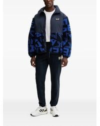 EA7 - Jacke mit Logo-Patch - Lyst
