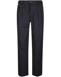 GR10K - Replicated 10005 Pleated Straight-Leg Trousers - Lyst