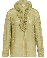 Giambattista Valli - Blouse Volantée En Dentelle - Lyst