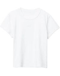 Alexander Wang - Logo-Embossed Cotton T-Shirt - Lyst