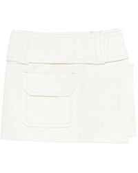 Ami Paris - Falda Midi Recta Con Bolsillo - Lyst