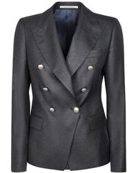Tagliatore - Blazer Met Dubbele Rij Knopen - Lyst