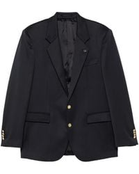 Lardini - Button-Up Jack Met Opstaande Revers - Lyst