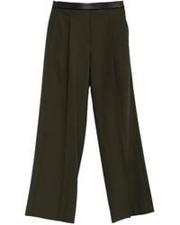Loewe - Pleated Wool Trousers - Lyst