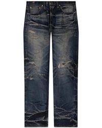 Mastercraft Union - Jean Repared À Coupe Droite - Lyst