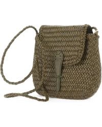 Dragon Diffusion - Mini City Woven Leather Cross Body Bag - Lyst