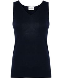 Claudie Pierlot - V-neck Knitted Tank Top - Lyst