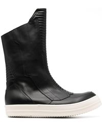 Rick Owens - Moto Leather Ankle Boots - Lyst