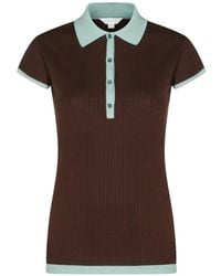 Malo - Makò Ribbed-Knit Polo Shirt - Lyst
