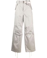 Sacai - Pantalones rectos con bolsillos tipo cargo - Lyst