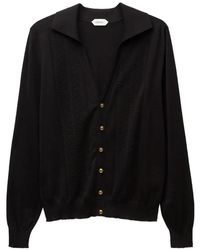 Versace - Greca-Pattern Knit Cardigan - Lyst