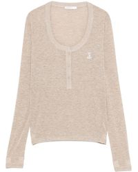 Patrizia Pepe - Logo-Detail Sweater - Lyst