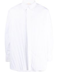Valentino Garavani - Pleated Long-sleeve Shirt - Lyst