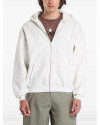 Karlkani - Logo-Embroidered Zip-Up Hoodie - Lyst