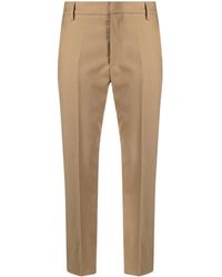Dondup - Nima Cropped Flannel Trousers - Lyst