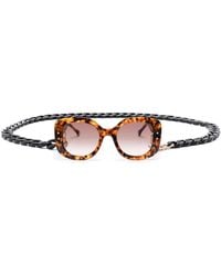 Carolina Herrera - Oversize-Frame Sunglasses - Lyst