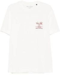 Marc O' Polo - Logo-Embroidered T-Shirt - Lyst
