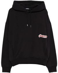 Jacquemus - Cotton Sweatshirt With Embroidered Varsity Patch - Lyst