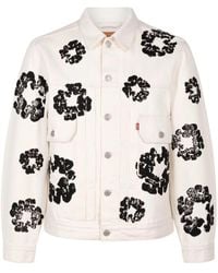 DENIM TEARS - Chaqueta vaquera con corona estampada de x Levi's - Lyst