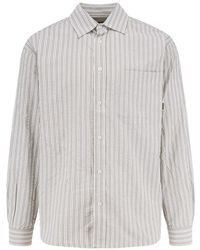 Woodbird - Striped Long-Sleeve Shirt - Lyst