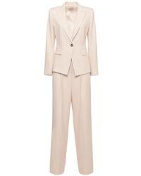 Emme - Emmslogan Peak-Lapel Flap-Pocket Suit - Lyst