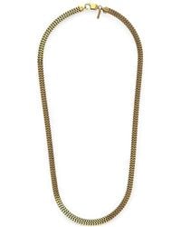Desmo - Collar Rail En Plata De Ley - Lyst