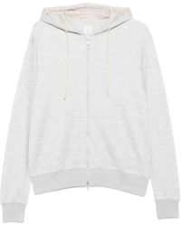 Eleventy - Zip-Up Hoodie - Lyst