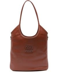 Miu Miu - Ivy Leather Shoulder Bag - Lyst