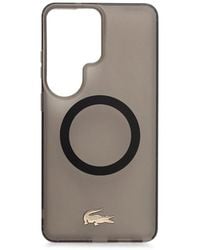 Lacoste - Coque De Samsung Galaxy S26 Ultra À Plaque Logo - Lyst