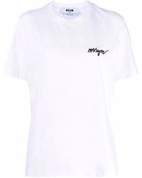 MSGM - T-Shirt - Lyst
