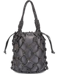 Judith Leiber - Crystal-Embellished Shoulder Bag - Lyst