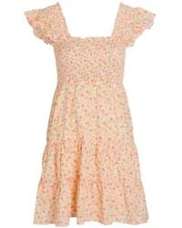 RIXO London - Sidney Floral-Print Cotton Mini Dress - Lyst