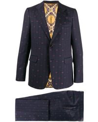 Gucci Maatpak Met GG Streep - Blauw