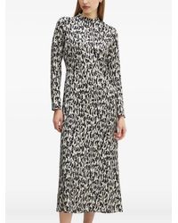 Marc O' Polo - Graphic-Print Midi Dress - Lyst