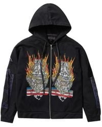 Who Decides War - Engulfed Memories Zip-Up Hoodie - Lyst