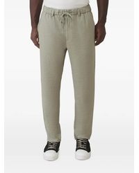 Mauvais - Drawstring-Waist Textured-Finish Trousers - Lyst