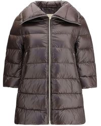 Herno - Quilted High-Collar Coat - Lyst