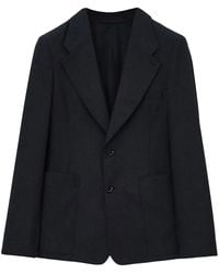 Lemaire - Single-Breasted Tailored Blazer - Lyst