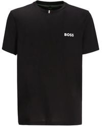 BOSS - Logo-Print T-Shirt - Lyst