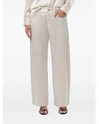 Citizens of Humanity - Brynn Hammered-Satin Trousers - Lyst