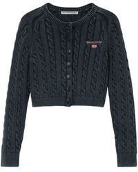 Alexander Wang - Cárdigan de punto de ochos - Lyst