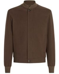 ZEGNA - Oasi-Cashmere Bomber Jacket - Lyst