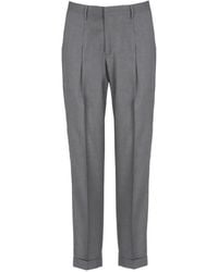 Briglia 1949 - Pleated Turn-Up Trousers - Lyst